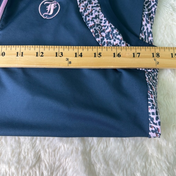 adidas Navy and Pink Athletic Top. - Picture 7 of 8